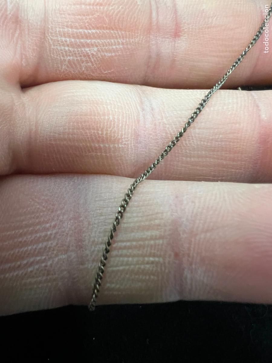 Antig&uuml;edades: CADENA DE PLATA - MEDIDA ABIERTA 45 CM - Foto 3