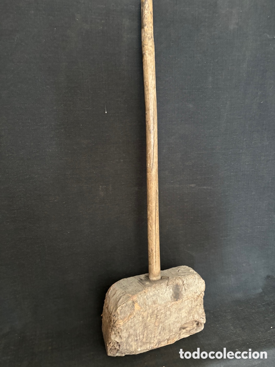 Antig&uuml;edades: Mazo de madera - Foto 1