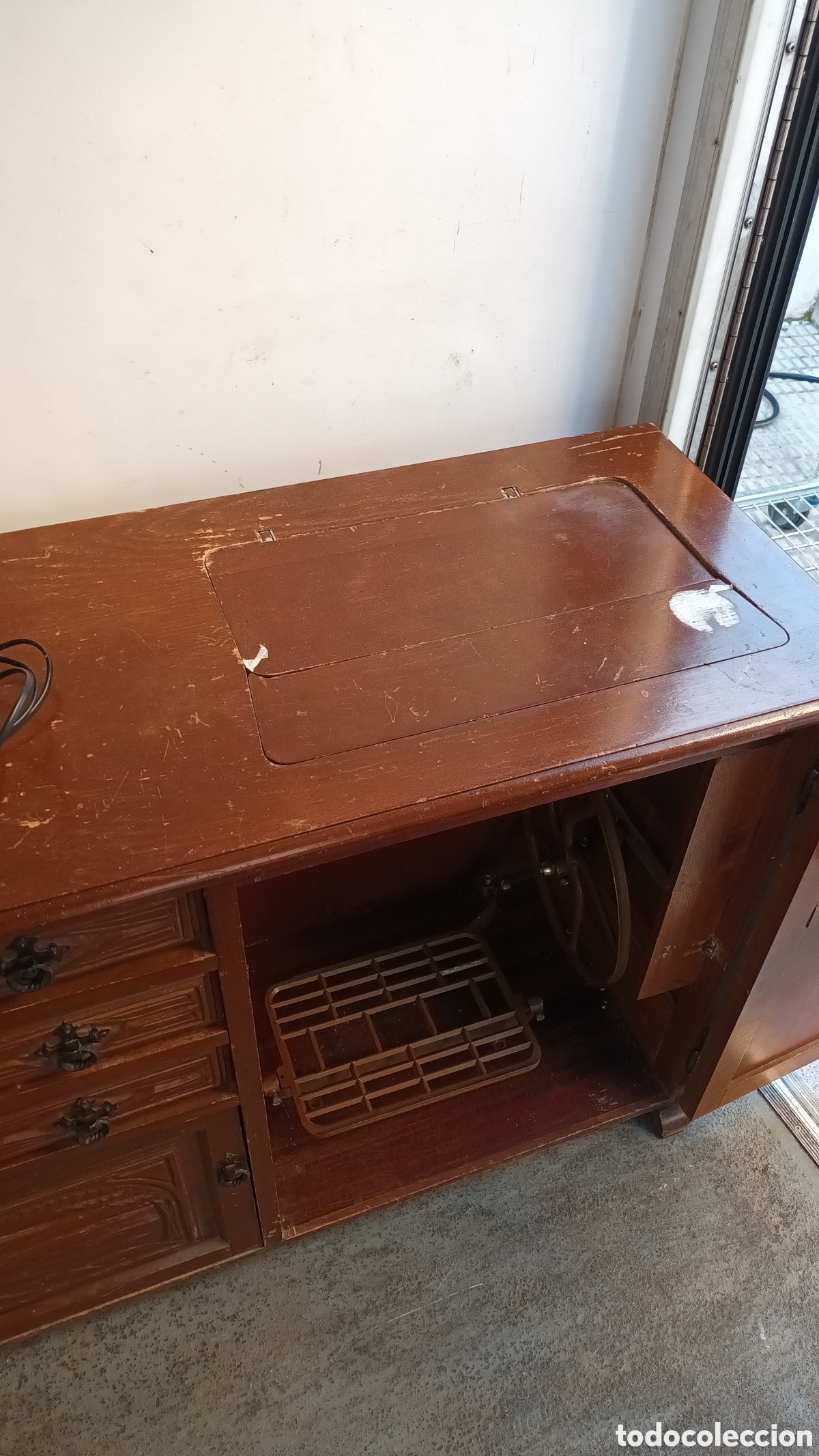 Antig&uuml;edades: m&aacute;quina d coser - Foto 11