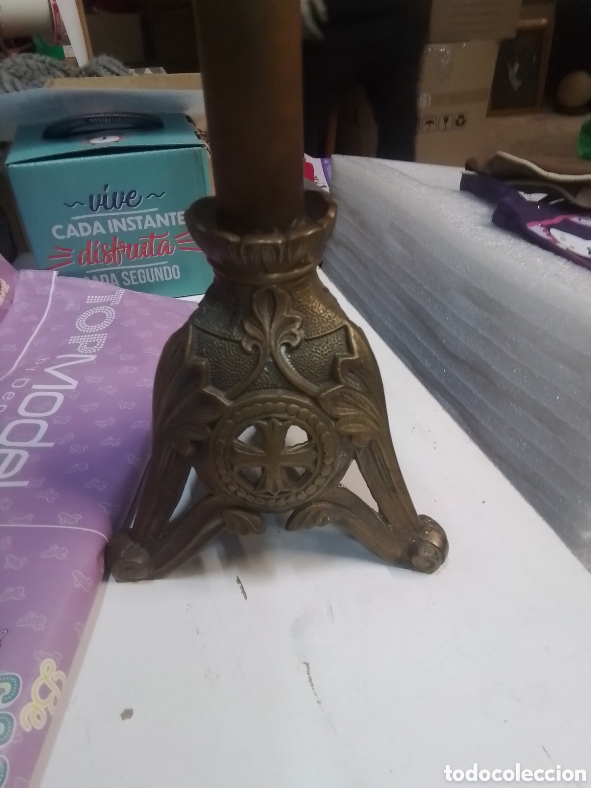 Antig&uuml;edades: Cruz con peana - Foto 3