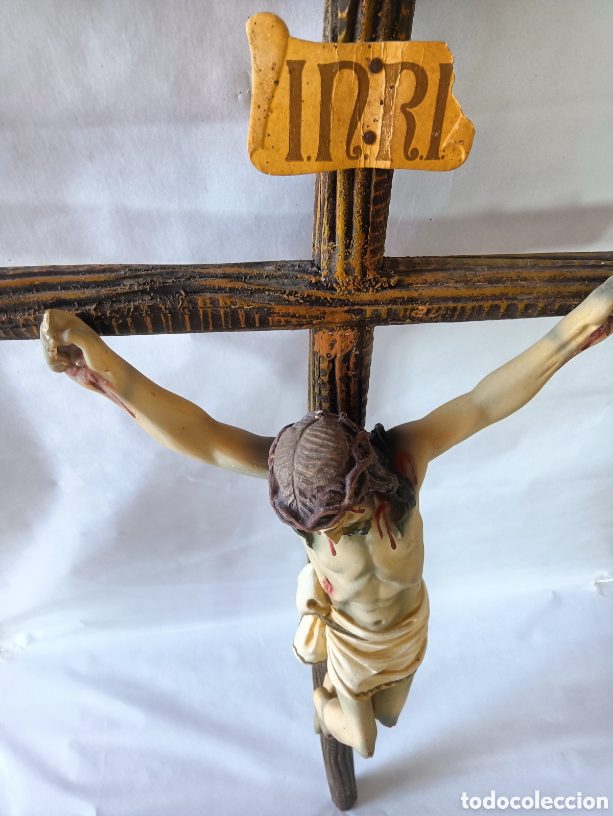 Antig&uuml;edades: Antiguo crucifijo - Foto 6