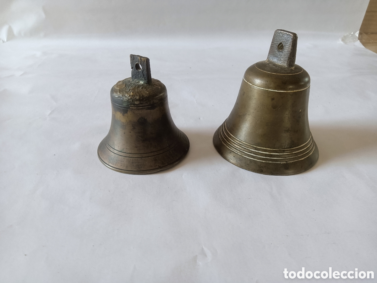Antig&uuml;edades: Lote de campanas antiguas - Foto 1