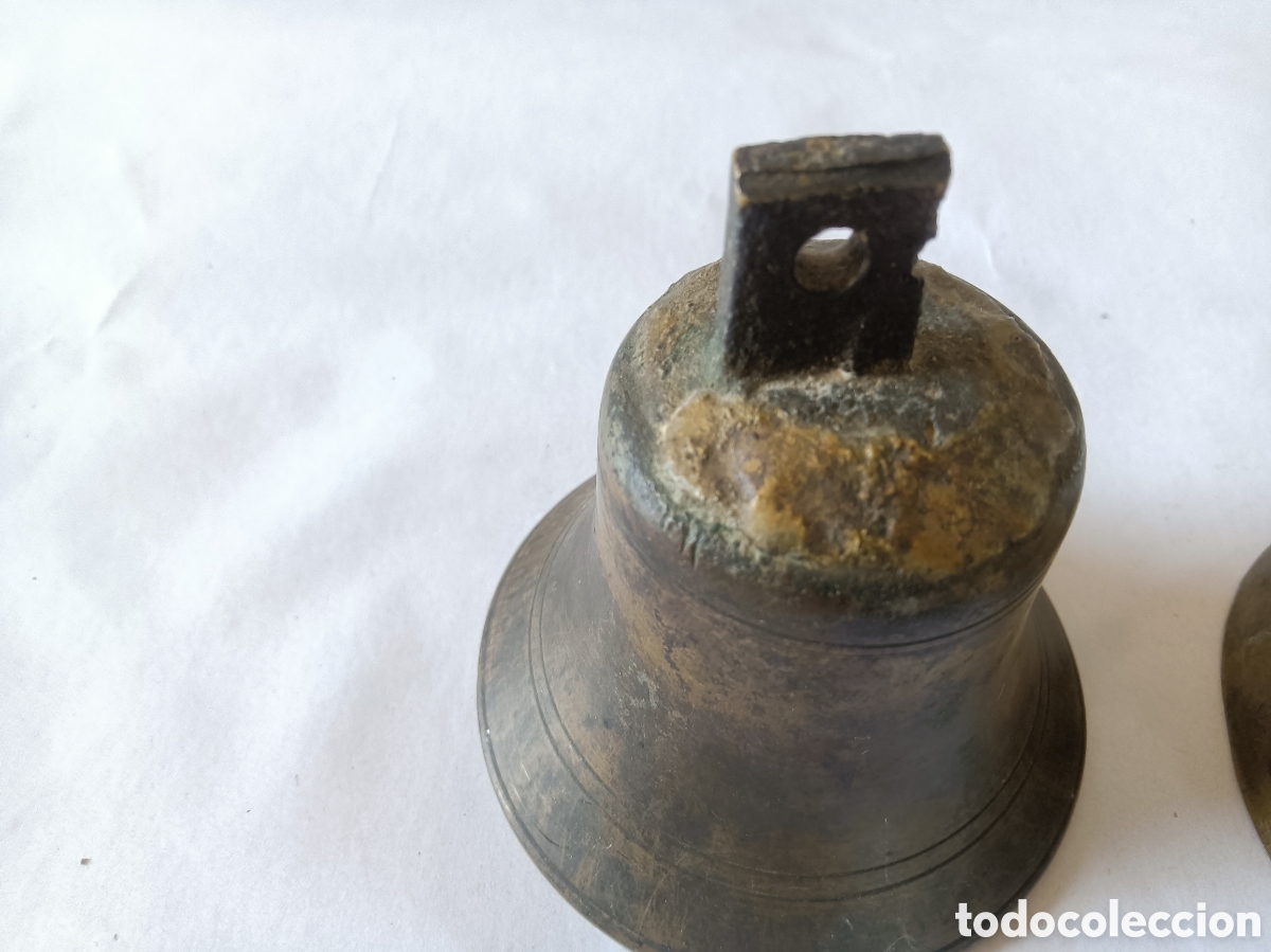 Antig&uuml;edades: Lote de campanas antiguas - Foto 2