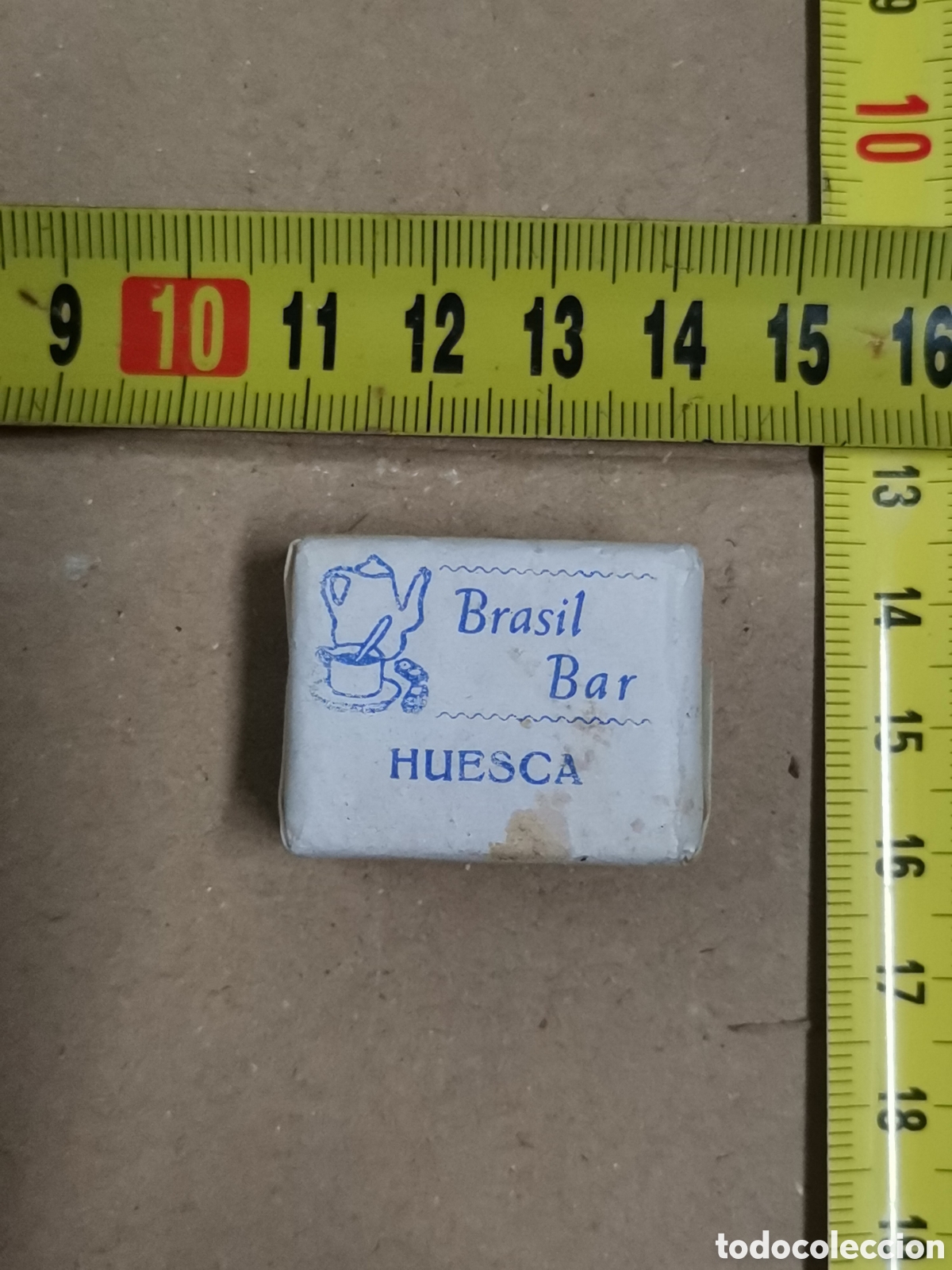 Antig&uuml;edades: Terron de azucar antiguo bar brasil huesca alegria