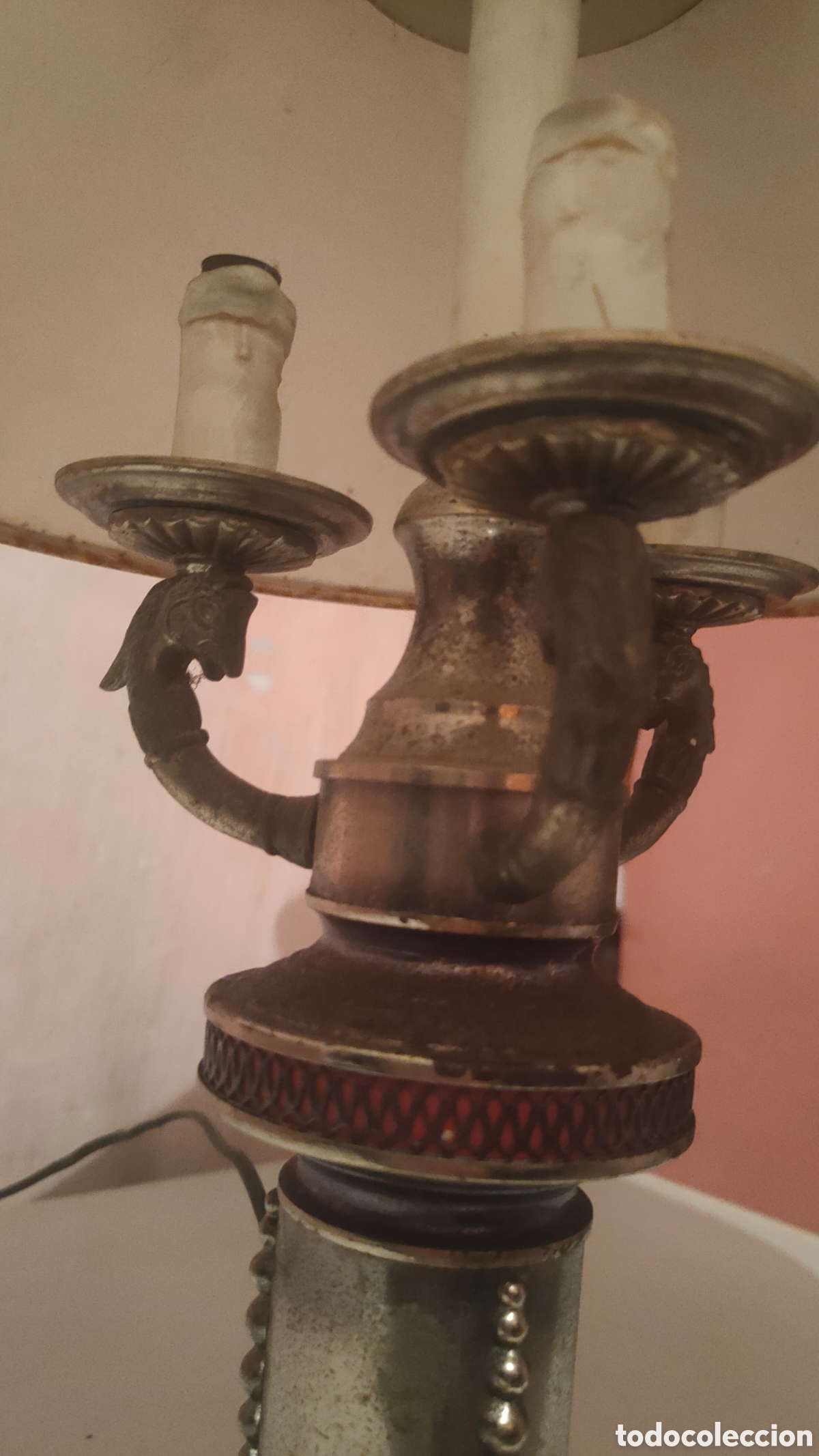 Antig&uuml;edades: L&aacute;mpara antigua - Foto 3