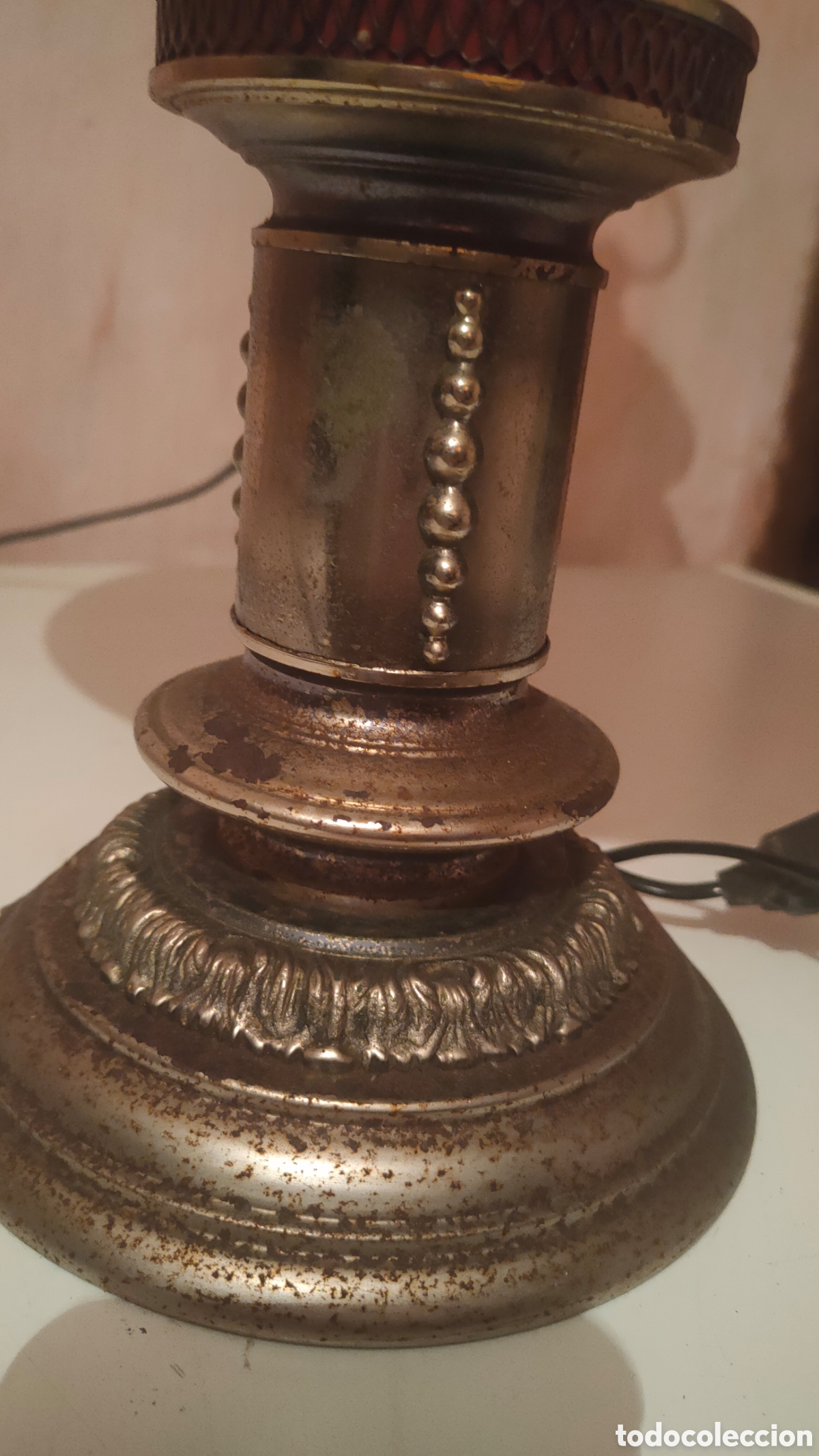 Antig&uuml;edades: L&aacute;mpara antigua - Foto 4