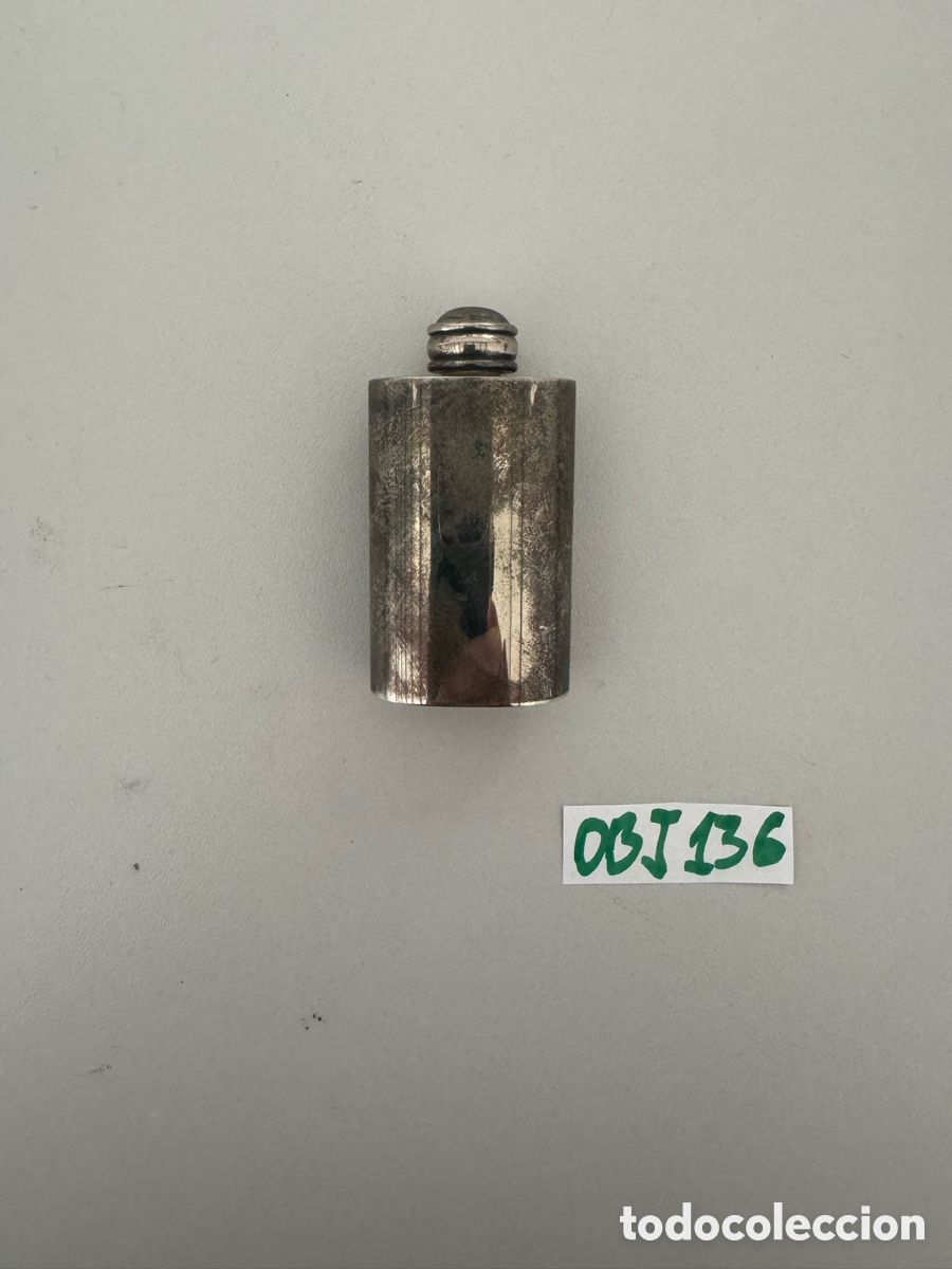 Antig&uuml;edades: Mini petaca antigua plata - Foto 1