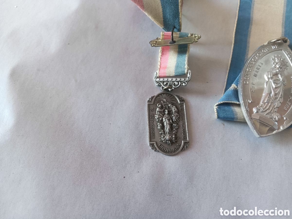 Antig&uuml;edades: Lote de medallas religiosas - Foto 12