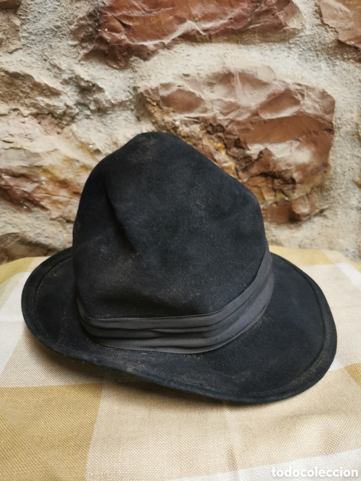 Antig&uuml;edades: Sombrero fieltro ppio XX - Foto 2