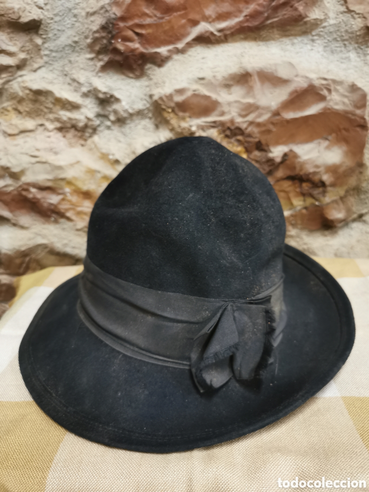 Antig&uuml;edades: Sombrero fieltro ppio XX - Foto 1