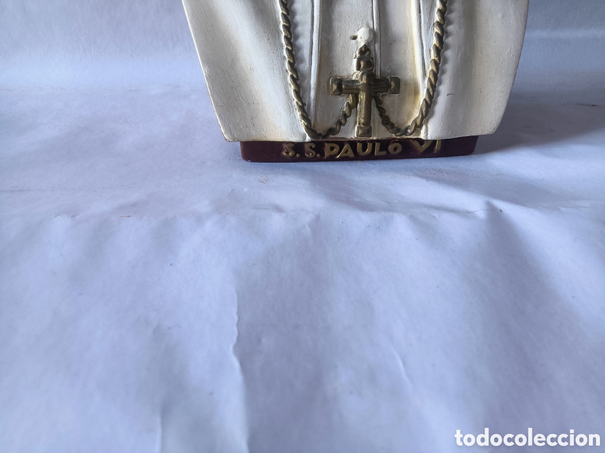 Antig&uuml;edades: Busto papa Pablo VI - Foto 2