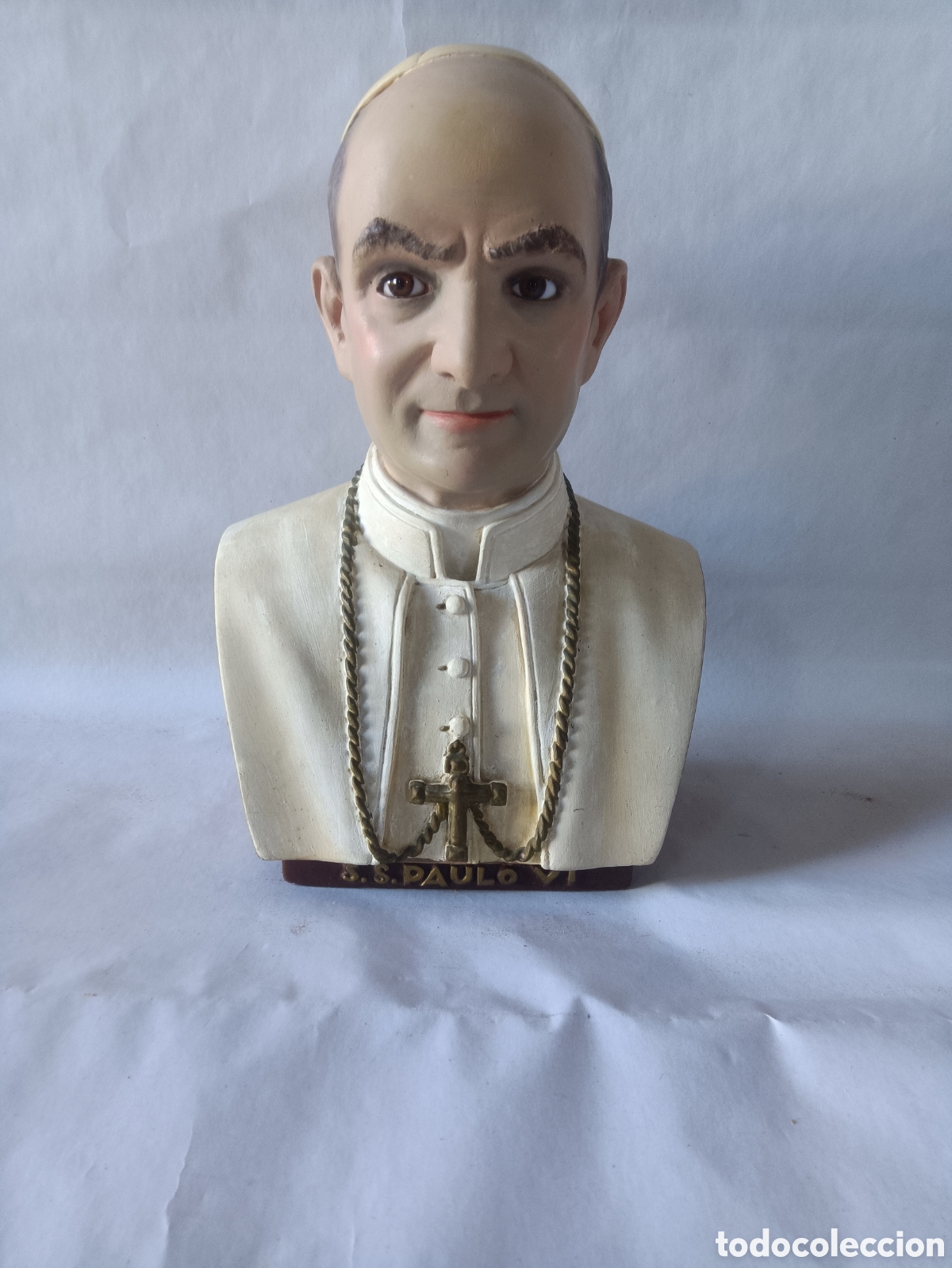 Antig&uuml;edades: Busto papa Pablo VI - Foto 1