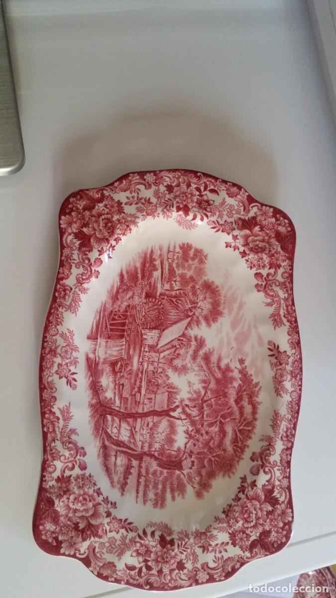 Antig&uuml;edades: Magnifica Fuente Rectangular Porcelana Bros Johnson made Inglande - Foto 3