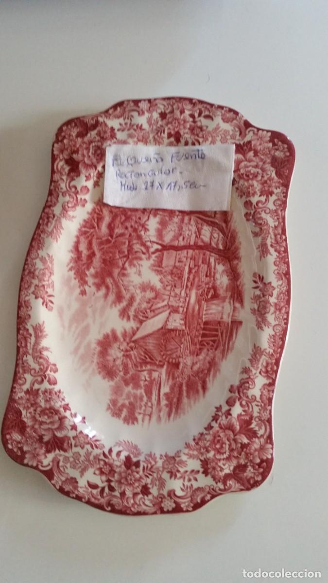Antig&uuml;edades: Magnifica Fuente Rectangular Porcelana Bros Johnson made Inglande - Foto 6