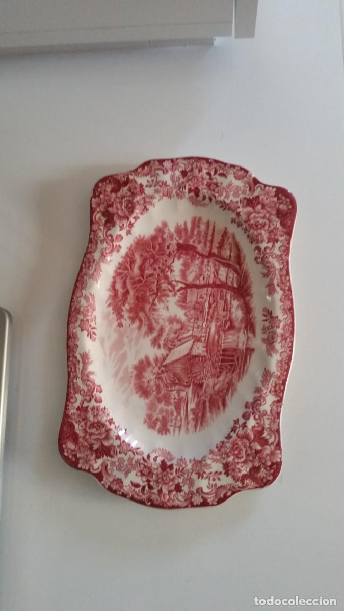 Antig&uuml;edades: Magnifica Fuente Rectangular Porcelana Bros Johnson made Inglande - Foto 10