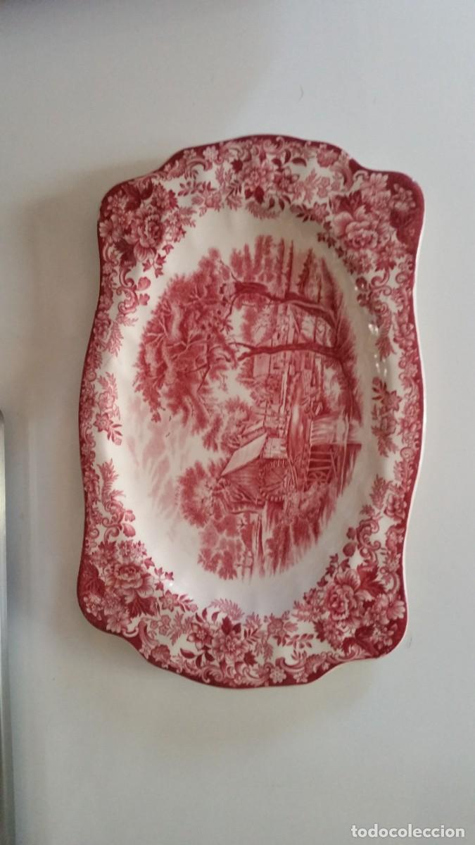 Antig&uuml;edades: Magnifica Fuente Rectangular Porcelana Bros Johnson made Inglande - Foto 11