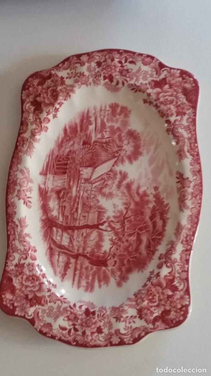 Antig&uuml;edades: Magnifica Fuente Rectangular Porcelana Bros Johnson made Inglande - Foto 12