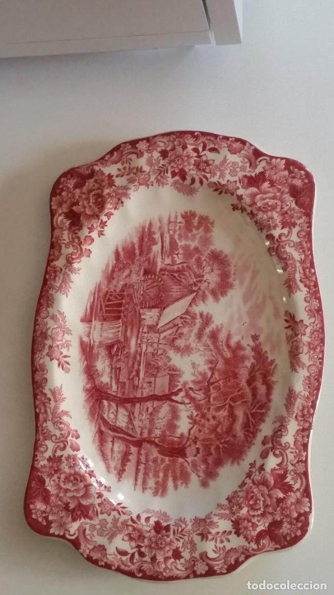 Antig&uuml;edades: Magnifica Fuente Rectangular Porcelana Bros Johnson made Inglande - Foto 13