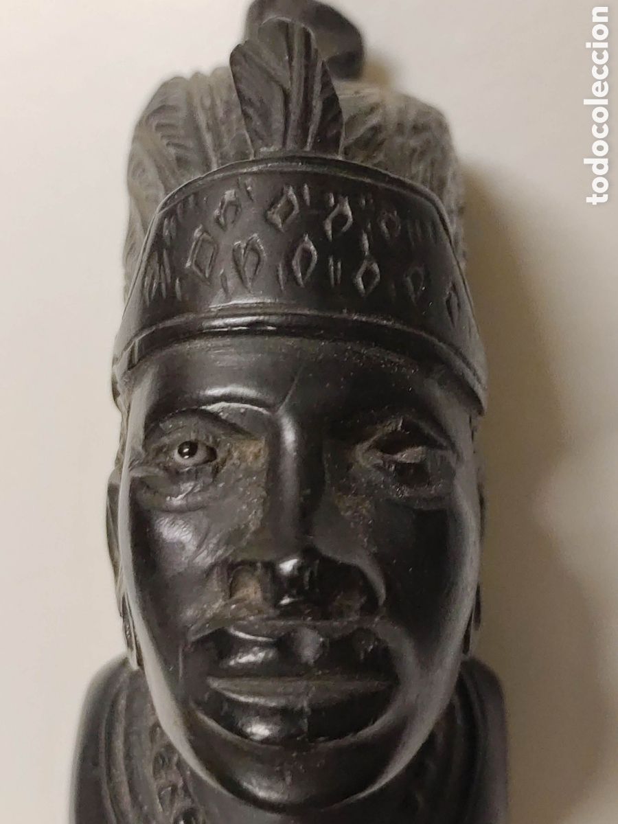 Antig&uuml;edades: Antiguo Bast&oacute;n ex&oacute;tico de &eacute;bano y plata - Foto 11