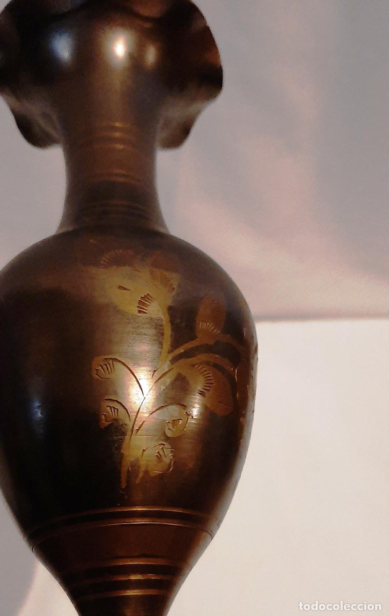 Antig&uuml;edades: Jarr&oacute;n de bronce labrado - Foto 8