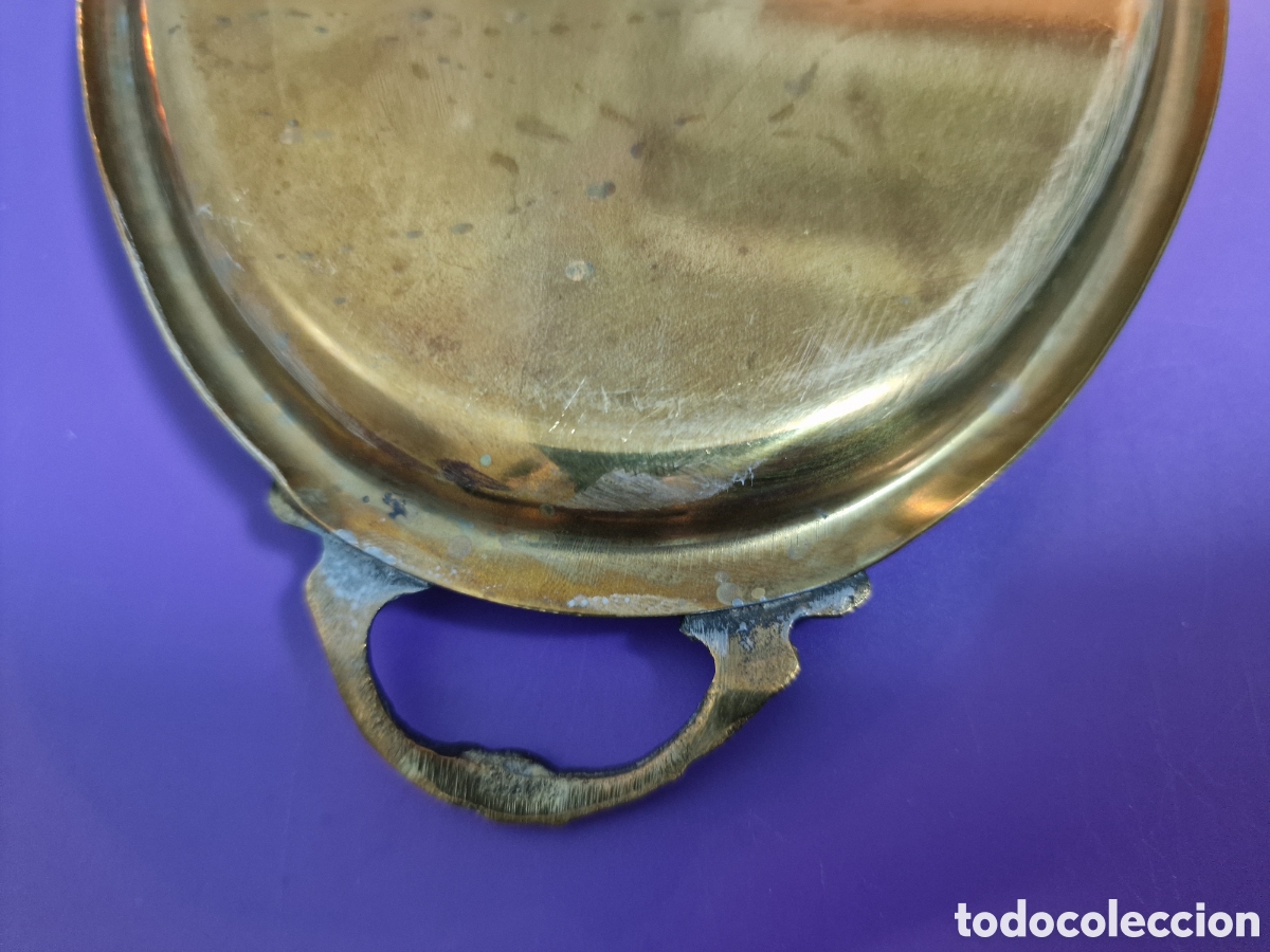 Antig&uuml;edades: BANDEJA VACIABOLSILLOS EN LAT&Oacute;N - Foto 4
