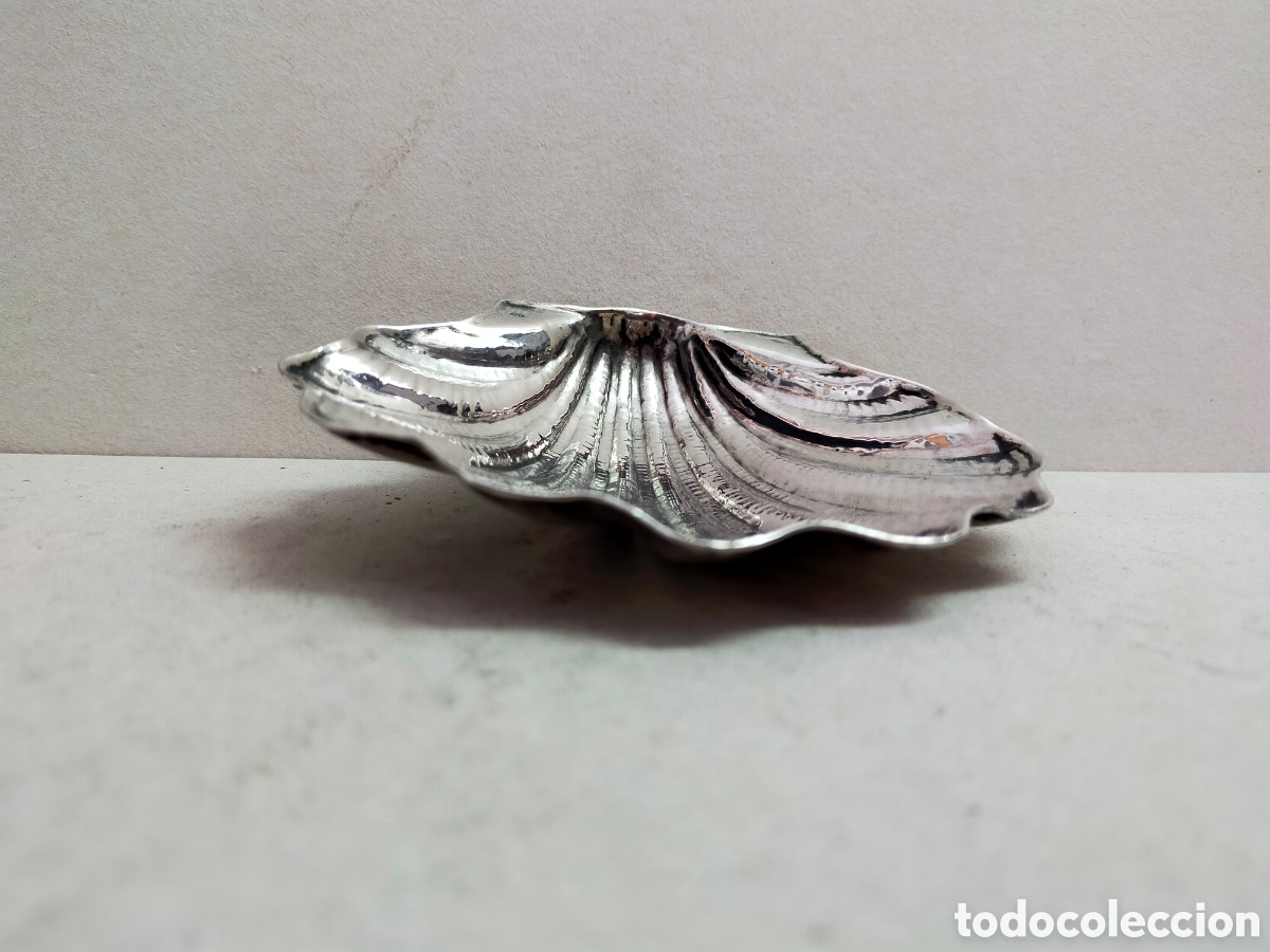 Antig&uuml;edades: CONCHA DE BAUTISMO EN PLATA. - Foto 3