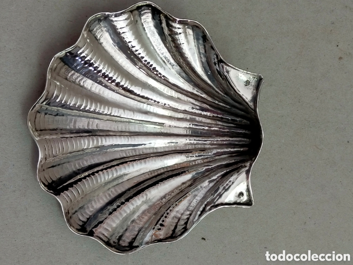 Antig&uuml;edades: CONCHA DE BAUTISMO EN PLATA. - Foto 10