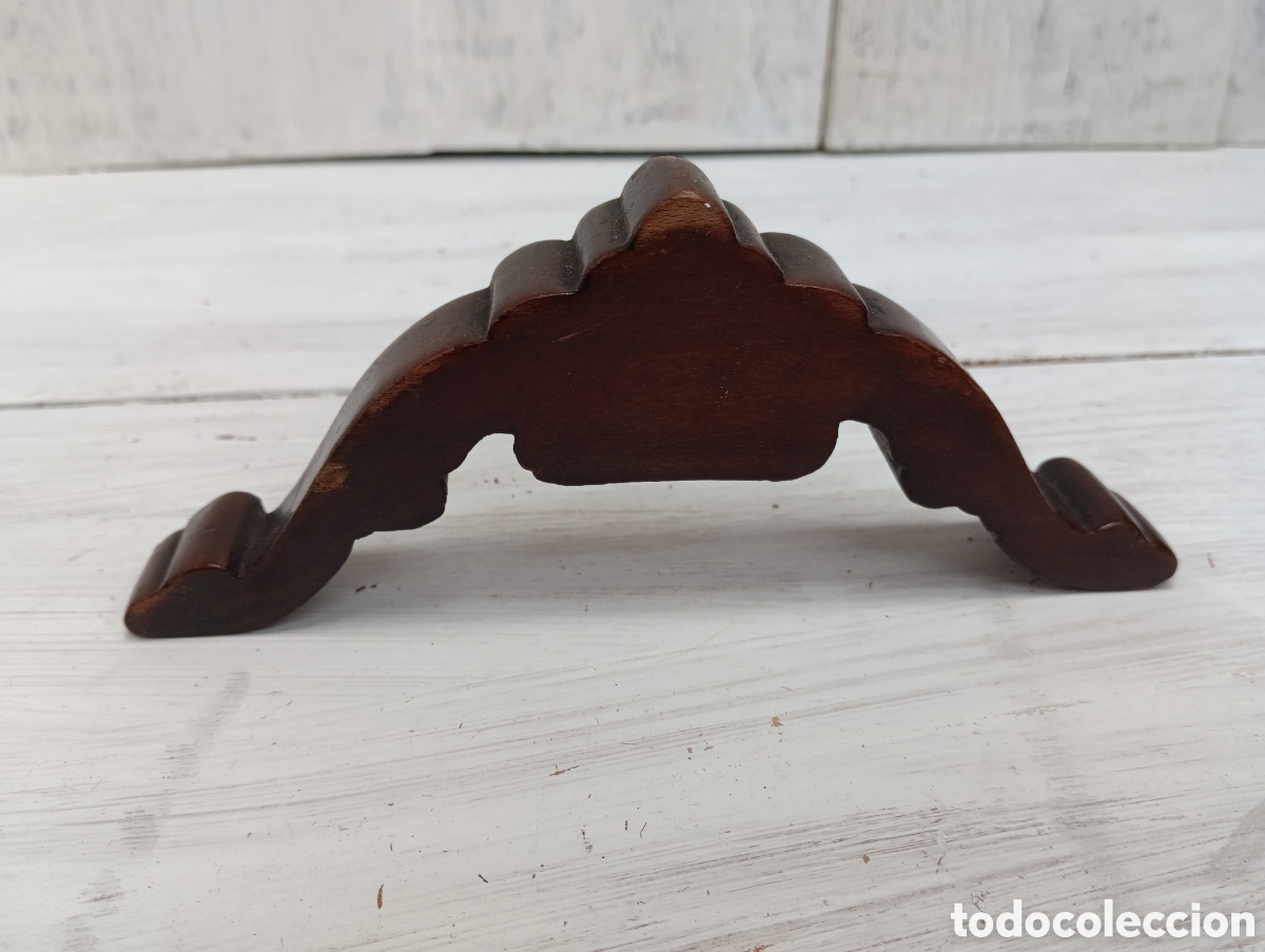 Antig&uuml;edades: Pareja Copetes Silla Madera Restaurar. - Foto 6