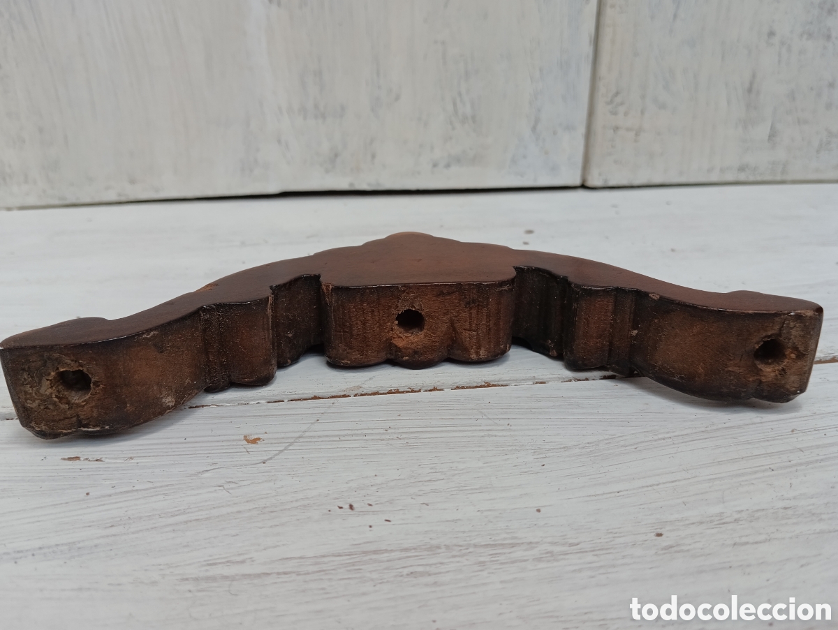 Antig&uuml;edades: Pareja Copetes Silla Madera Restaurar. - Foto 7