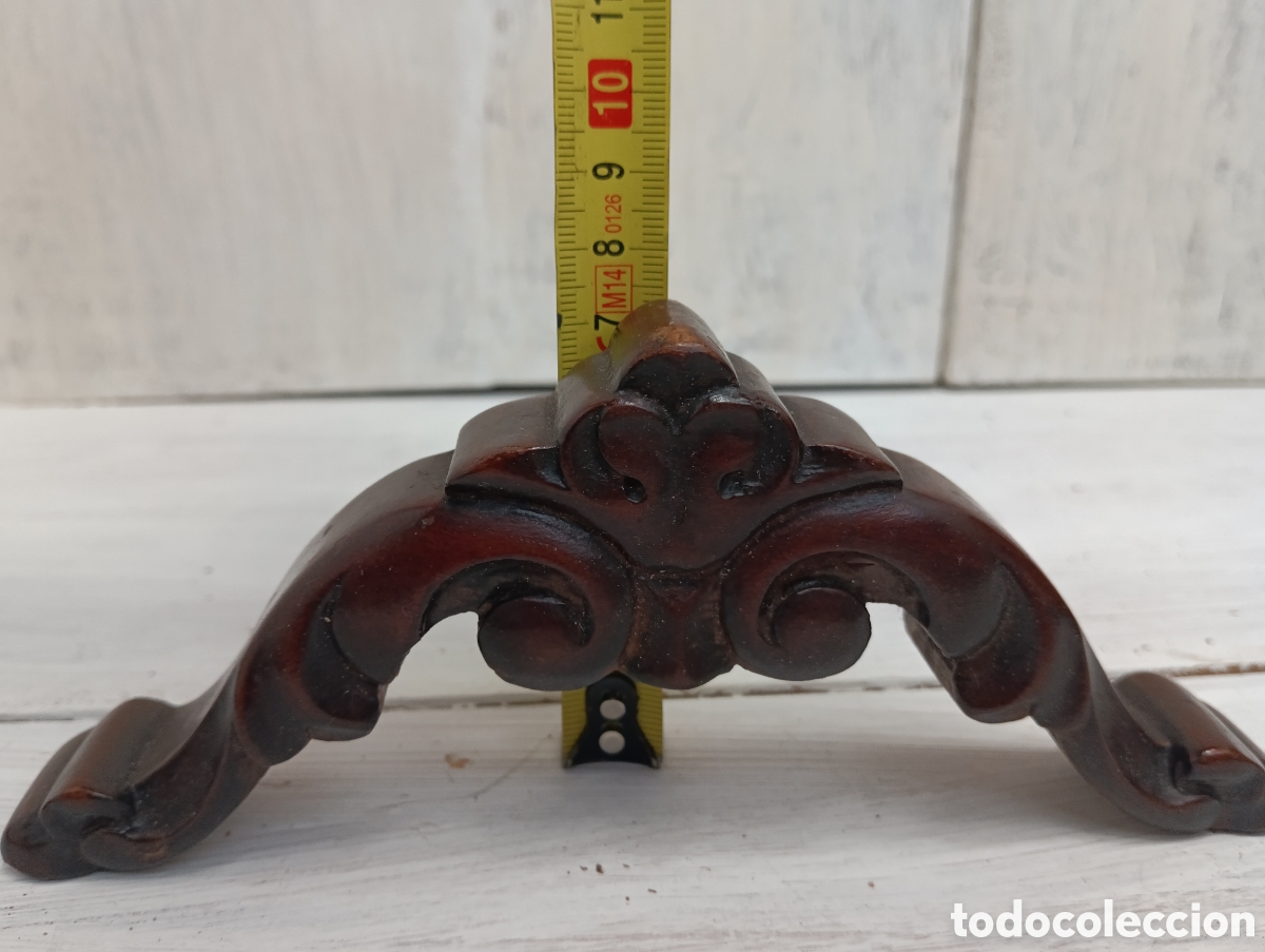 Antig&uuml;edades: Pareja Copetes Silla Madera Restaurar. - Foto 10