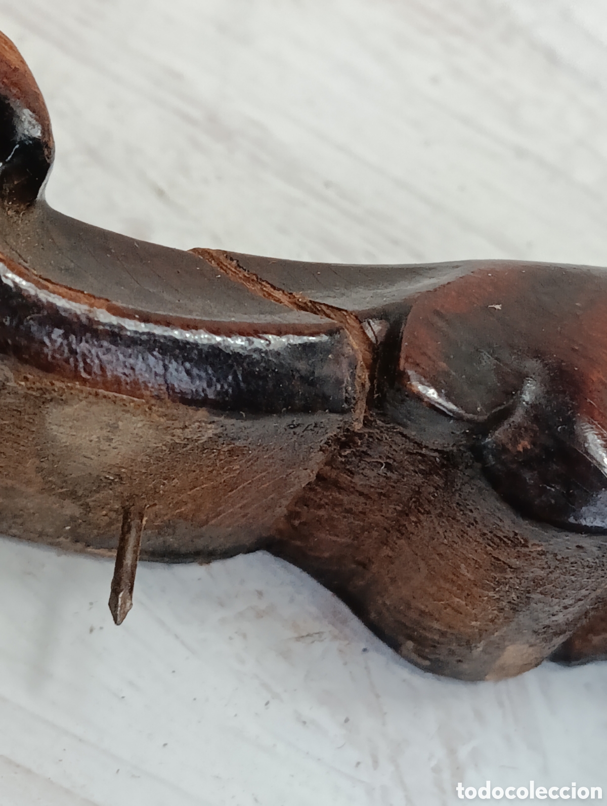 Antig&uuml;edades: Pareja Copetes Silla Madera Restaurar. - Foto 11
