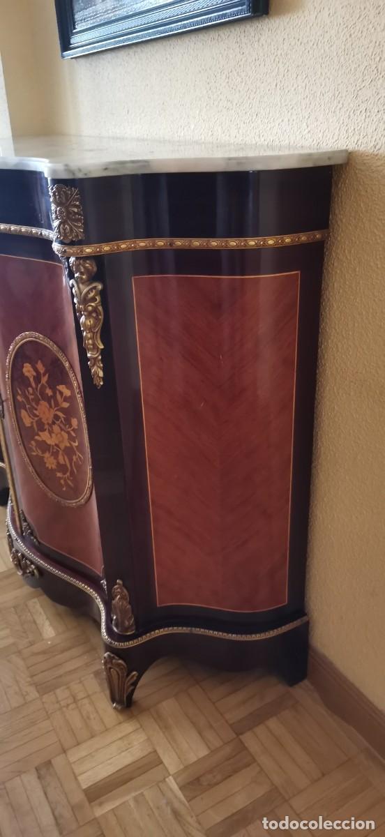 Antig&uuml;edades: Recibidor de madera y marmol - Foto 3