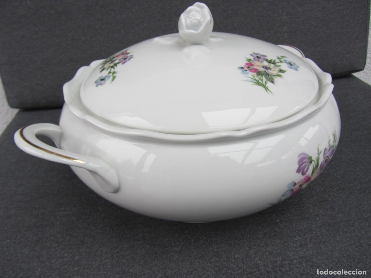 Antig&uuml;edades: Sopera porcelana Francesa - Foto 6