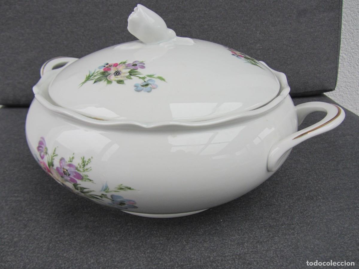 Antig&uuml;edades: Sopera porcelana Francesa - Foto 8