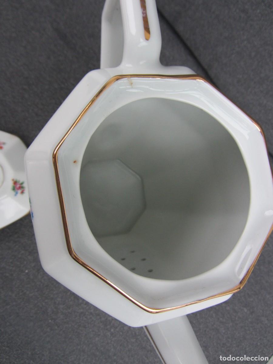 Antig&uuml;edades: Tetera cafetera porcelana. 22cm - Foto 5
