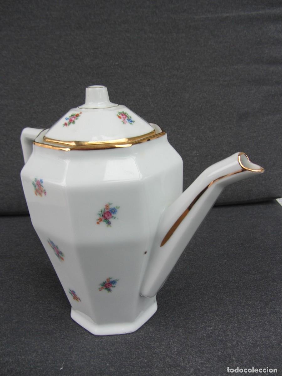 Antig&uuml;edades: Tetera cafetera porcelana. 22cm - Foto 10