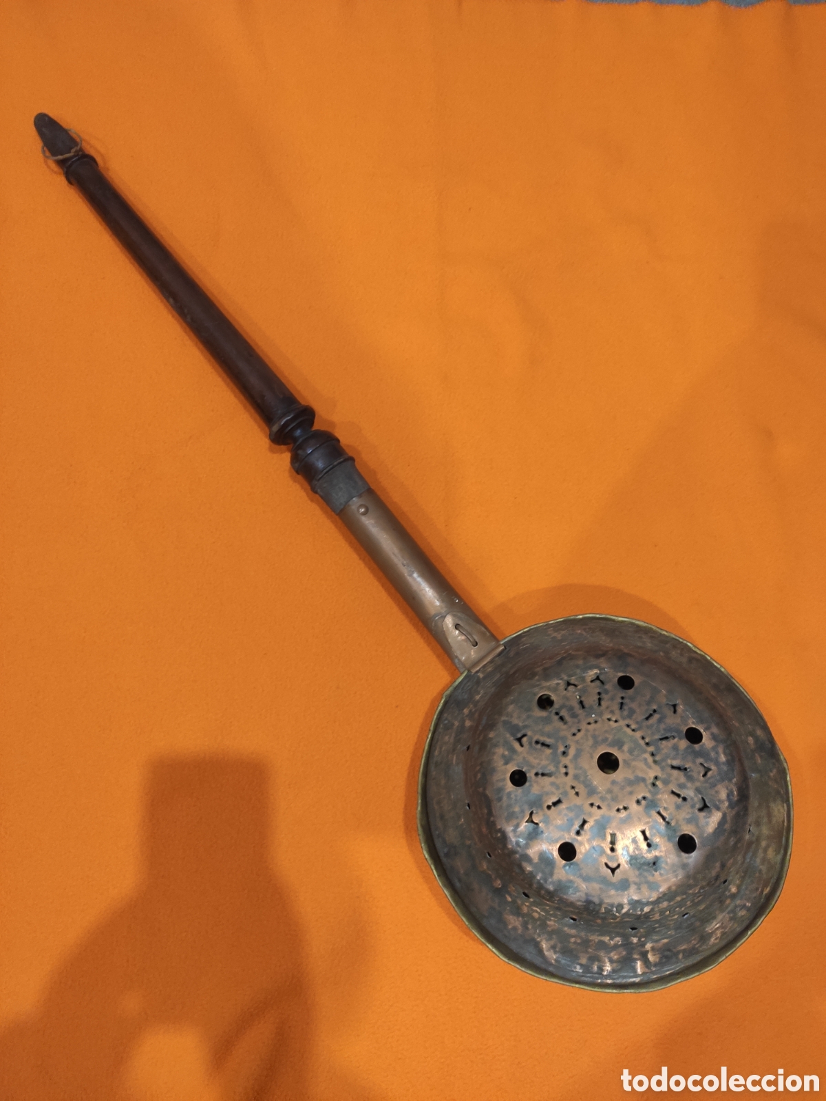 Antig&uuml;edades: Calienta camas antiguo. - Foto 2