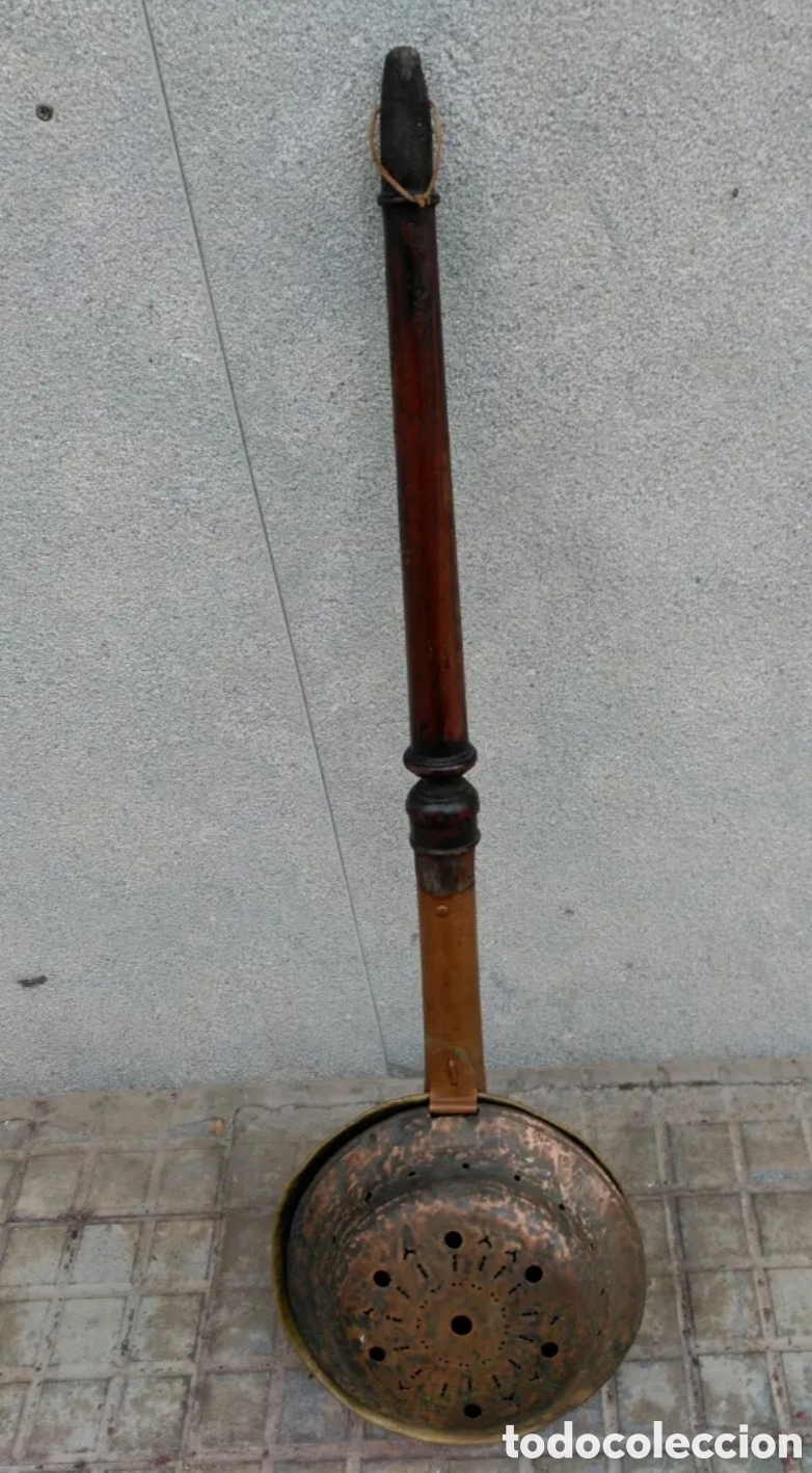 Antig&uuml;edades: Calienta camas antiguo. - Foto 6