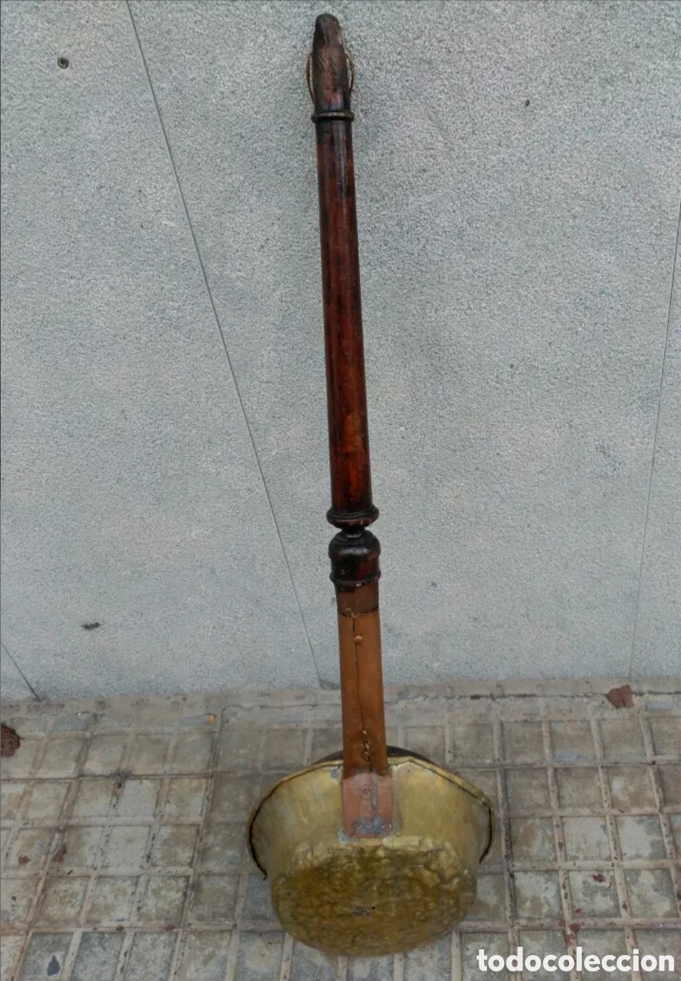 Antig&uuml;edades: Calienta camas antiguo. - Foto 7