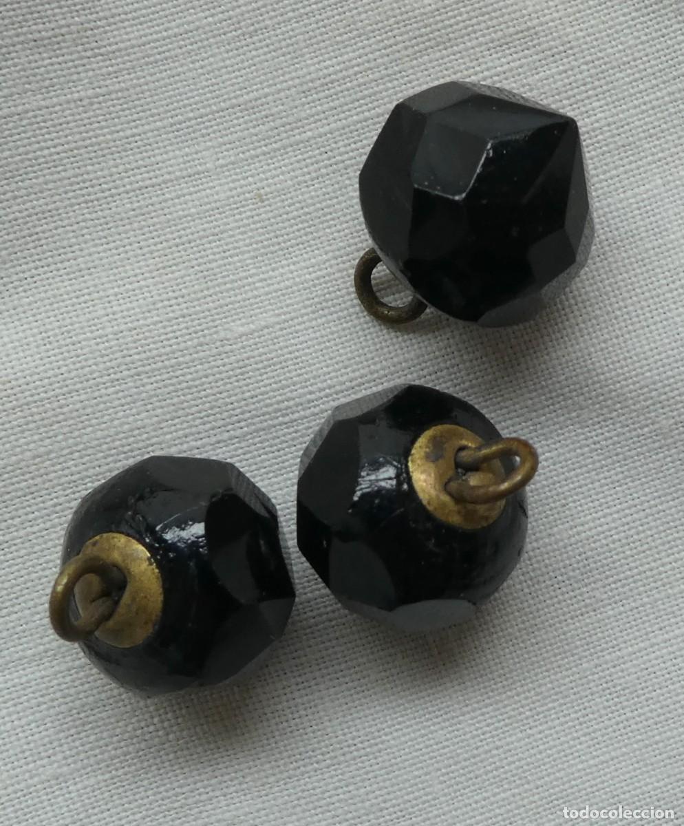 Antig&uuml;edades: OCHO BOTONES DE CRISTAL S.XIX - Foto 3