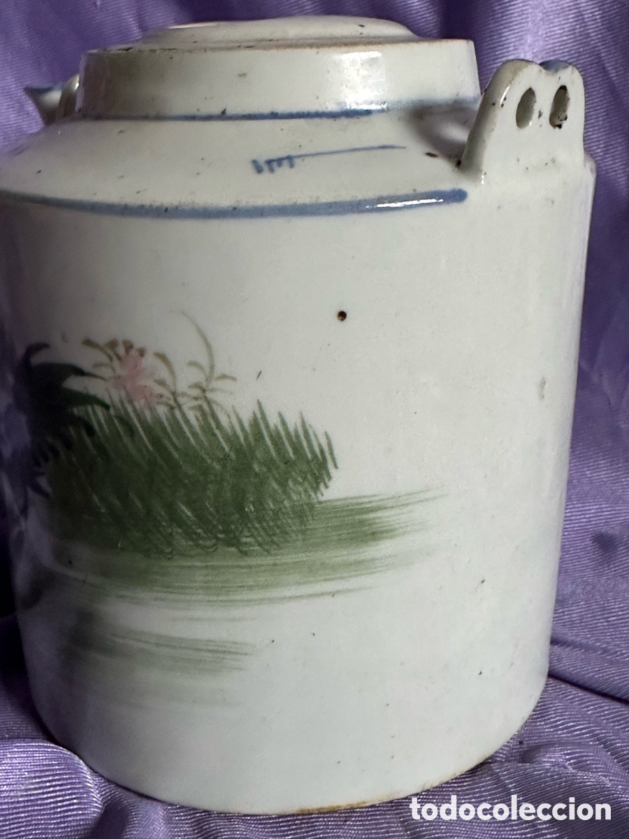 Antig&uuml;edades: Tetera jarr&oacute;n porcelana china - Foto 8