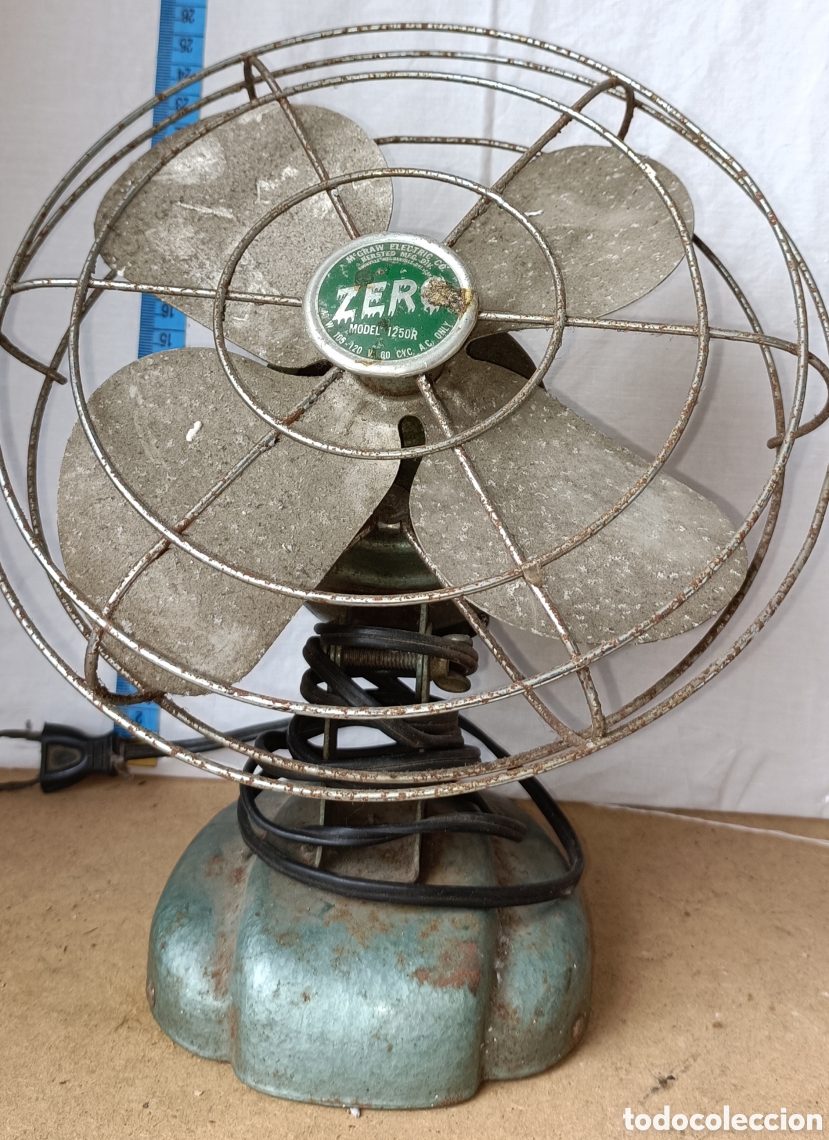 Antig&uuml;edades: Ventilador antiguo, marca Zero. - Foto 1