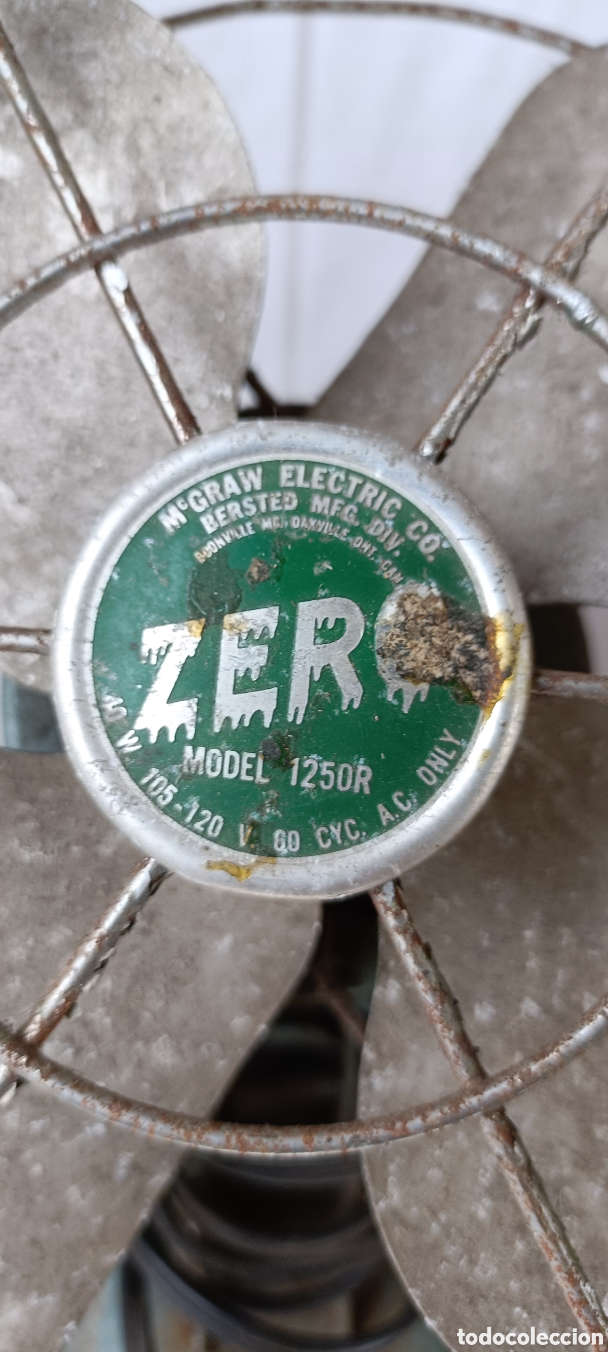 Antig&uuml;edades: Ventilador antiguo, marca Zero. - Foto 5
