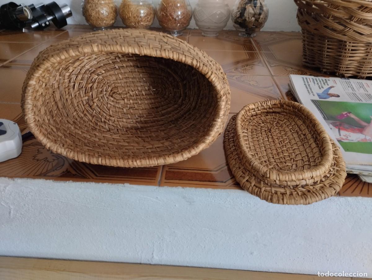 Antig&uuml;edades: Canasta con tapadera antiqu&iacute;sima - Foto 2