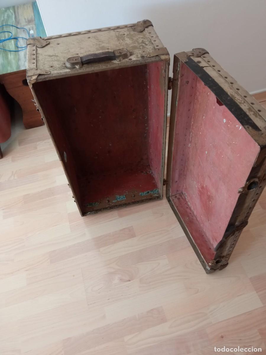 Antig&uuml;edades: baul grande restaurado - Foto 10