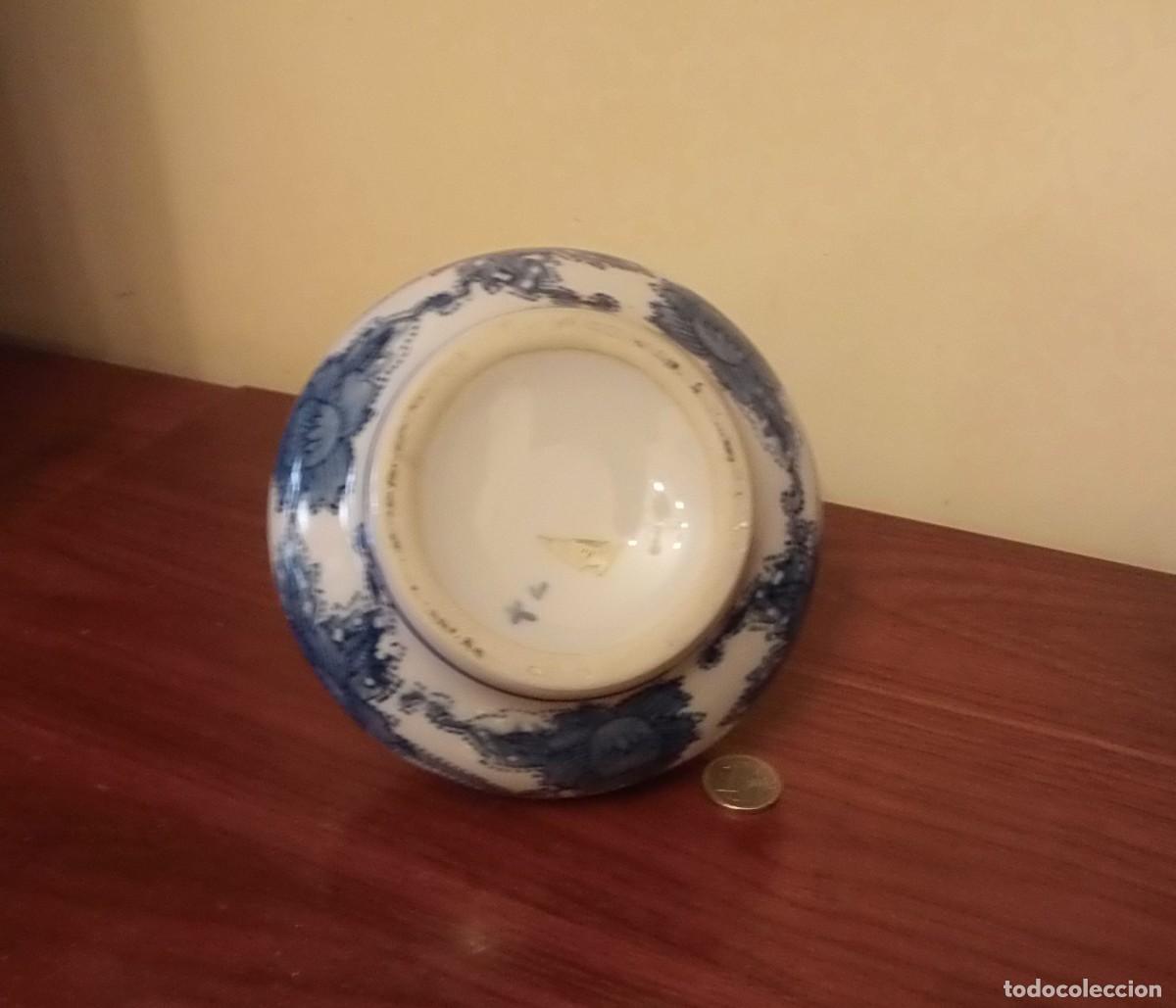 Antig&uuml;edades: RECIPIENTE, CUENCO DE CERAMICA FLOREADO. - Foto 3