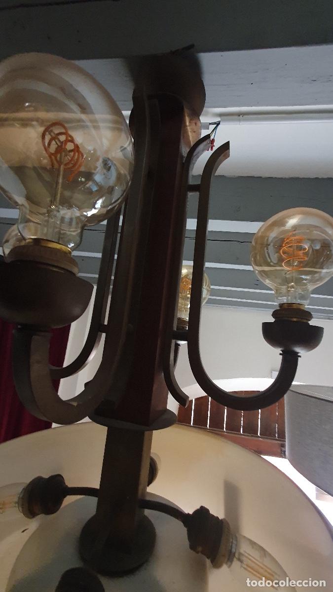 Antig&uuml;edades: Lampara con armaz&oacute;n - Foto 3