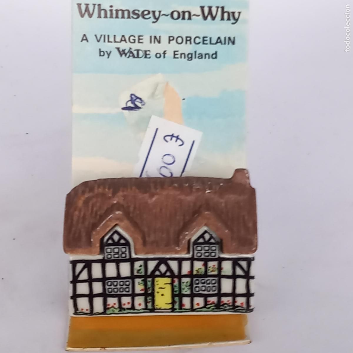 Antig&uuml;edades: Wade Porcelain Whimsey On the Why River #1 Pump Cottage Miniature Figurine 1980 porcelana inglesa