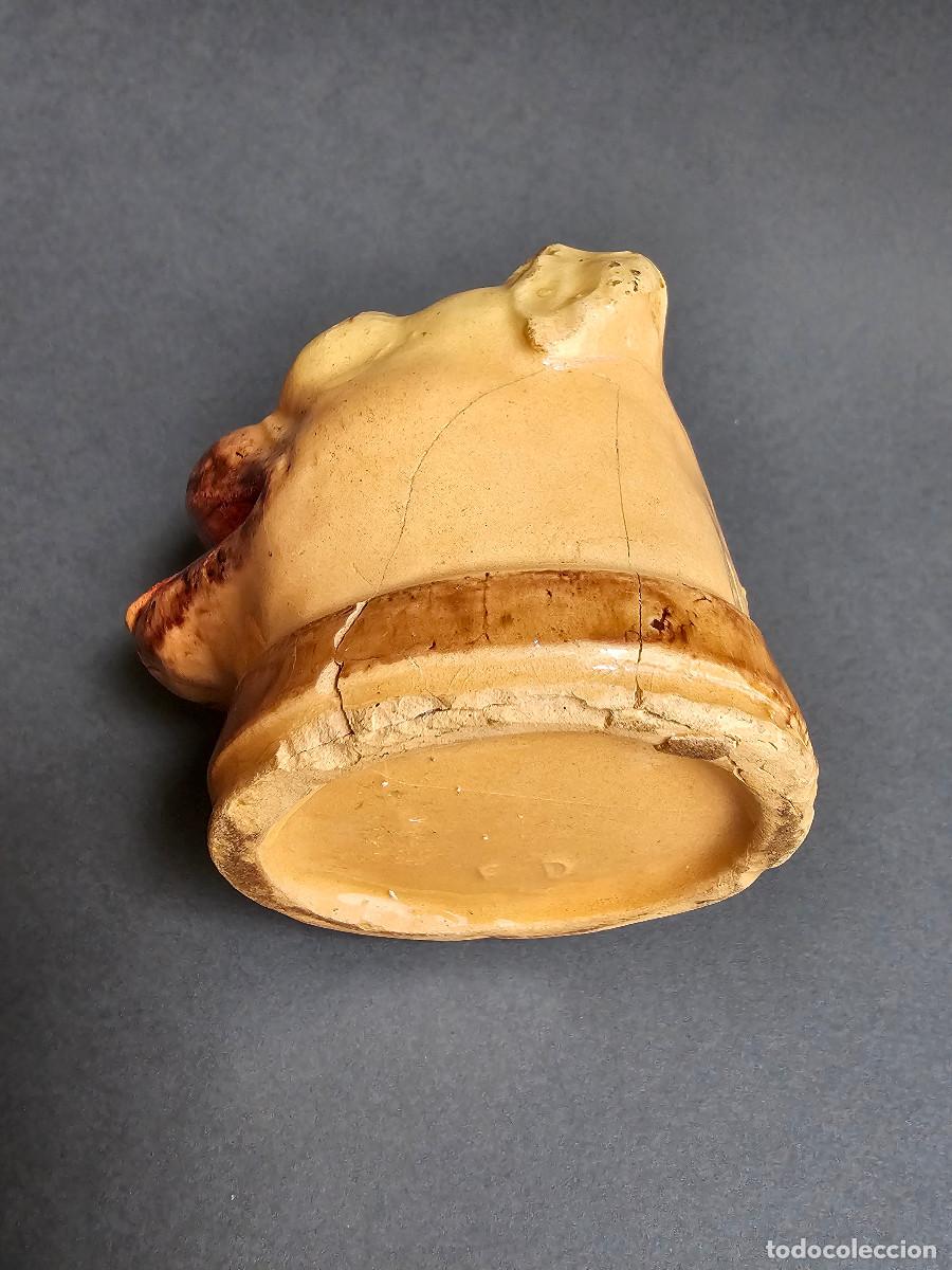 Antig&uuml;edades: ANTIGUO PALILLERO CON FORMA DE CABEZA DE PERRO - Foto 10