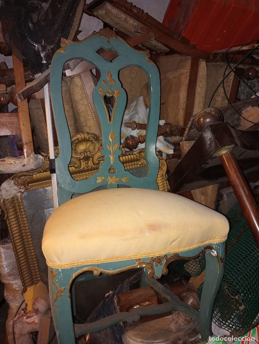Antig&uuml;edades: Sillas antiguas Luis xv - Foto 2